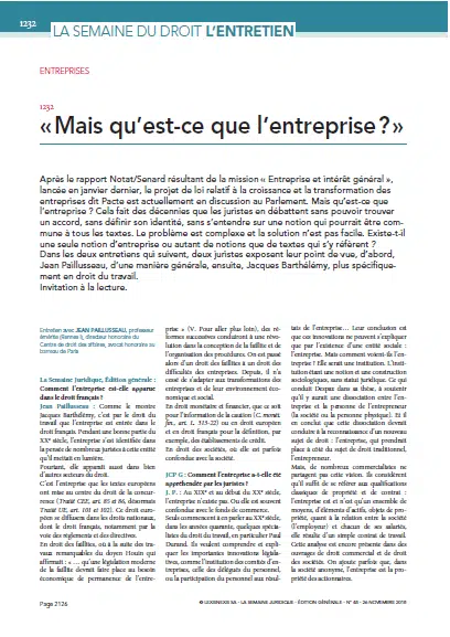 Qu’est-ce que le droit de l’entreprise ?